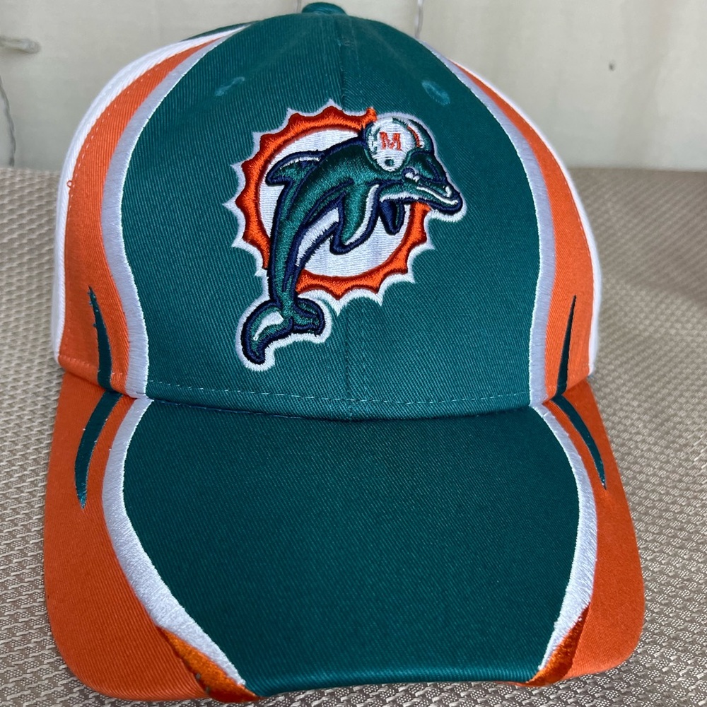 Miami dolphin Velcro strap cap